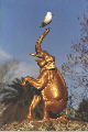 Elephant statue - Melbourne Zoo.jpg